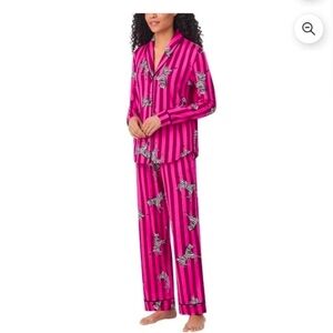 🦓 Room Service Pink Zebra Print Women's Pajama Set